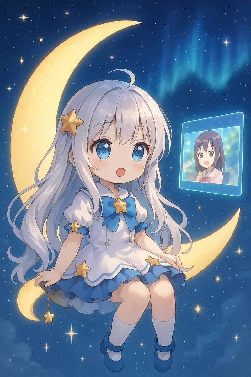 51视频动漫美图-月光星辰少女写真