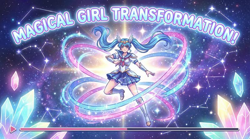 51视频动漫-星辰魔法变身曲-魔法动漫演示