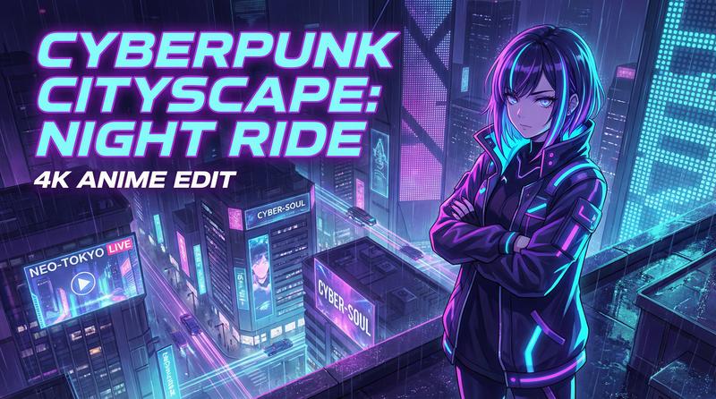 51视频科幻动漫-赛博霓虹夜行录-动漫剪辑